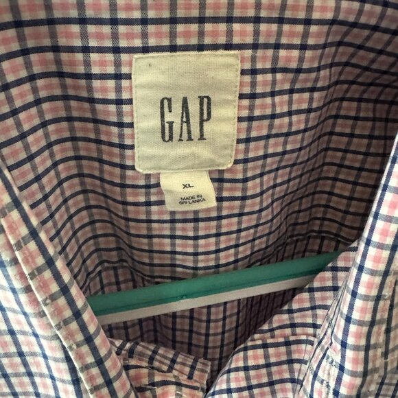 Gap Pink, Blue & White XL Check Shirt - Picture 7 of 10